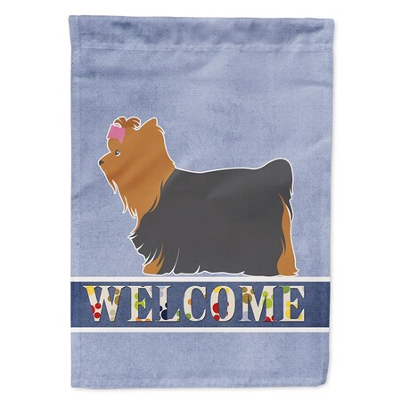 Carolines Treasures Yorkshire Terrier Yorkie Welcome Flag Canvas House Size BB5538CHF
